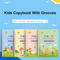EduGlow™ Magic Practice Copybook Set (4 Books)