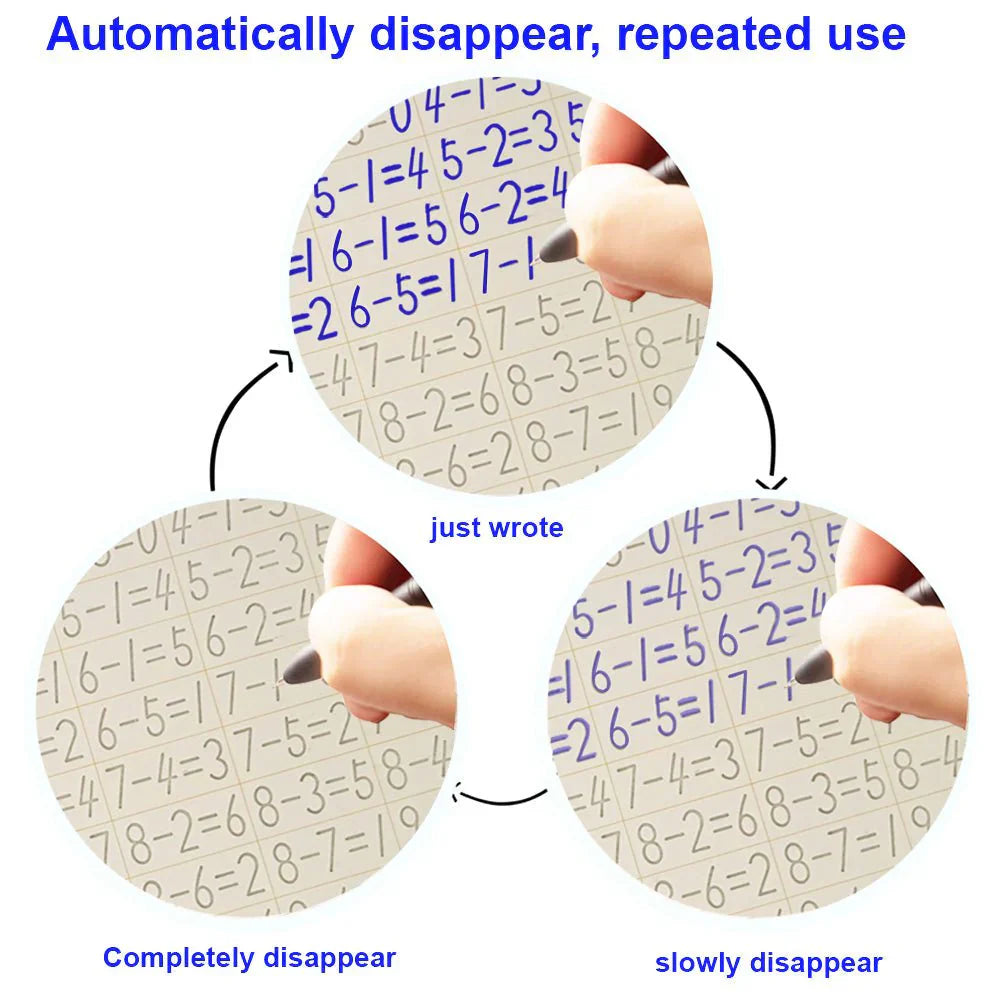EduGlow™ Magic Practice Copybook Set (4 Books)